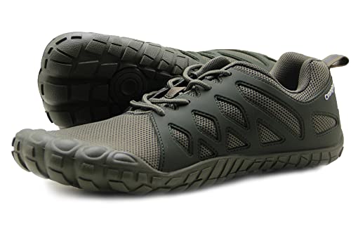 Oranginer Herren Barfußschuhe - Big Toe Box - Minimalistische Cross-Trainingsschuhe für Herren, 3-army grün, 46 EU von Oranginer