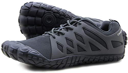 Oranginer Herren Barfußschuhe - Big Toe Box - Minimalistische Cross-Trainingsschuhe für Herren, 3-grau, 43 EU von Oranginer