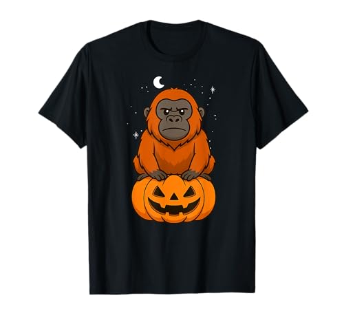 Orang-Utans Tierliebhaber Kürbis Halloween Jungen Mädchen Kinder T-Shirt Orang-Utans Tierliebhaber Kürbis Halloween Jungen Mädchen Kinder T-Shirt von OrangutansAxis1