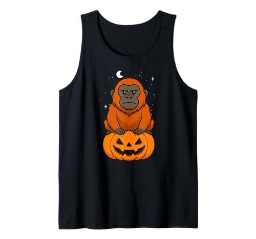 Orang-Utans Tierliebhaber Kürbis Halloween Jungen Mädchen Kinder Tank Top Orang-Utans Tierliebhaber Kürbis Halloween Jungen Mädchen Kinder Tank Top von OrangutansAxis1
