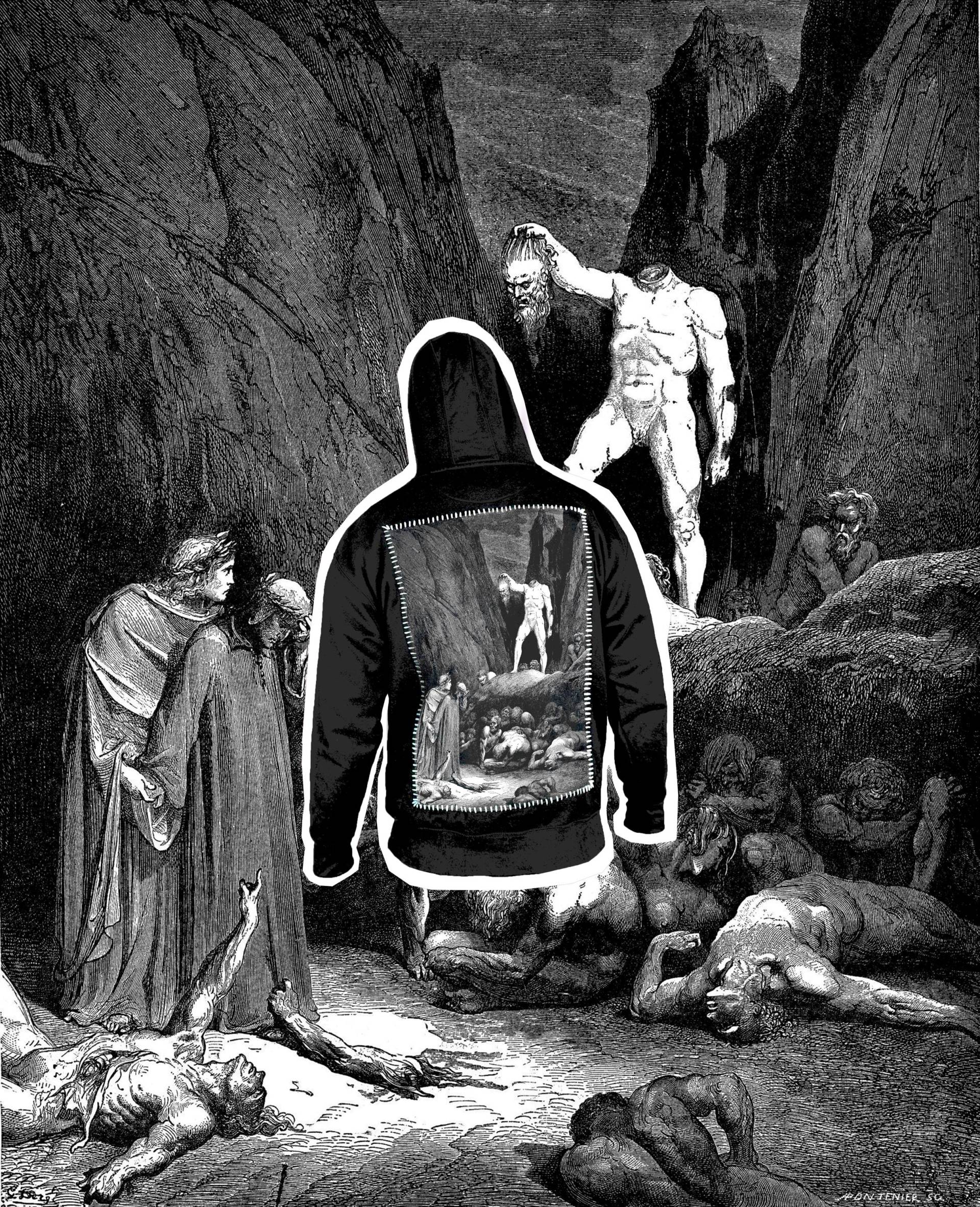 Individuelles Hoodie Dante's Inferno Individuelles Hoodie Dante's Inferno von OrantClothing