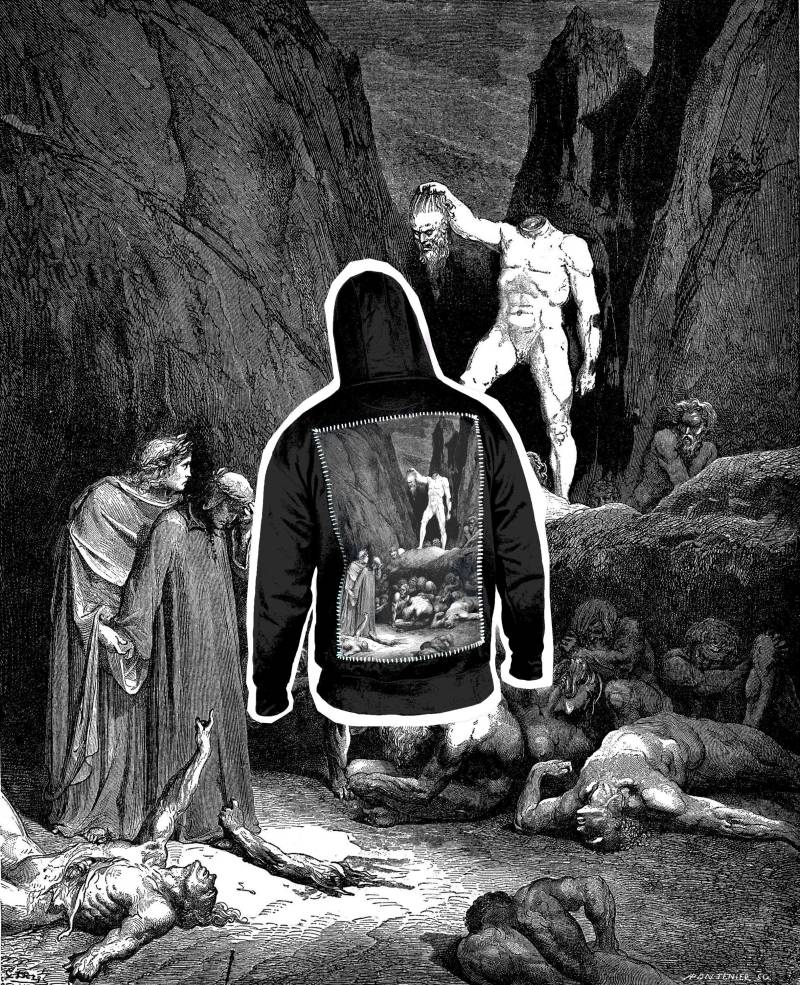 Individuelles Hoodie Dante's Inferno Individuelles Hoodie Dante's Inferno von OrantClothing