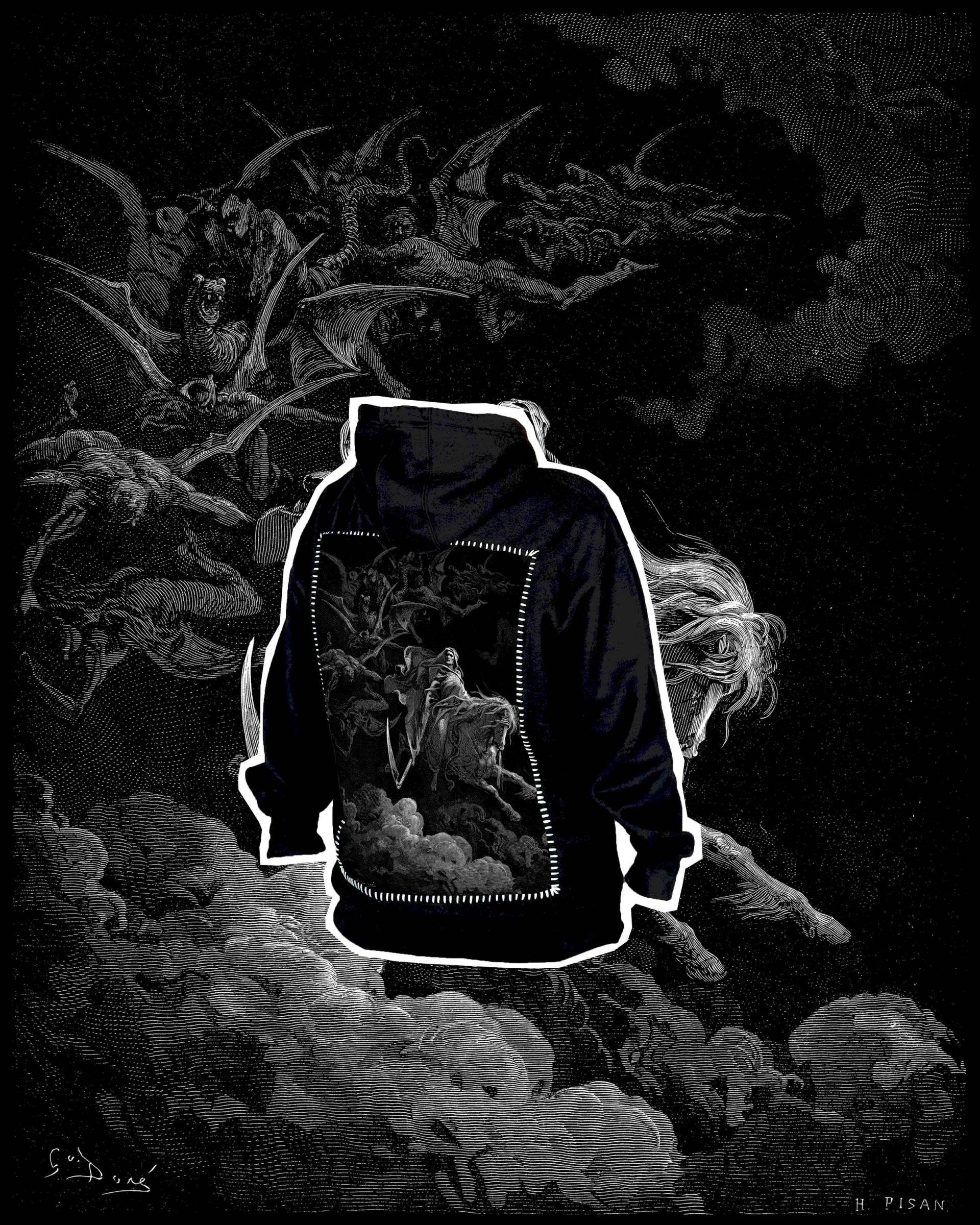 Personalisiertes Hoodie Der Tod Auf Dem Fahlen Pferd Personalisiertes Hoodie Der Tod Auf Dem Fahlen Pferd von OrantClothing