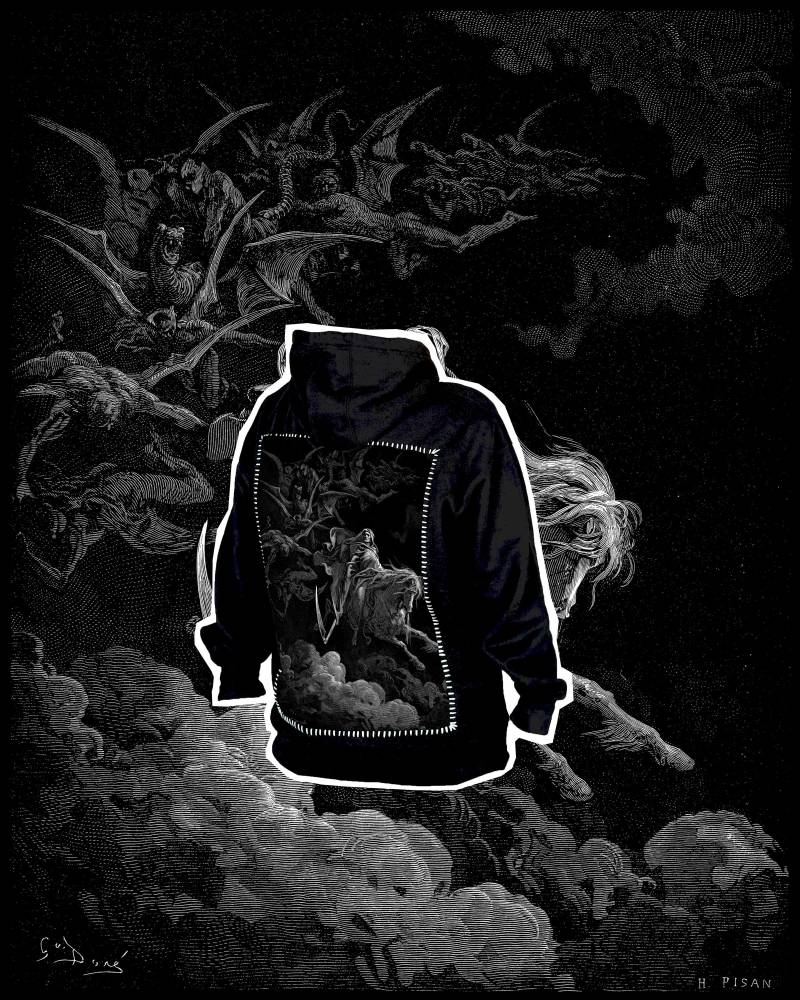 Personalisiertes Hoodie Der Tod Auf Dem Fahlen Pferd Personalisiertes Hoodie Der Tod Auf Dem Fahlen Pferd von OrantClothing
