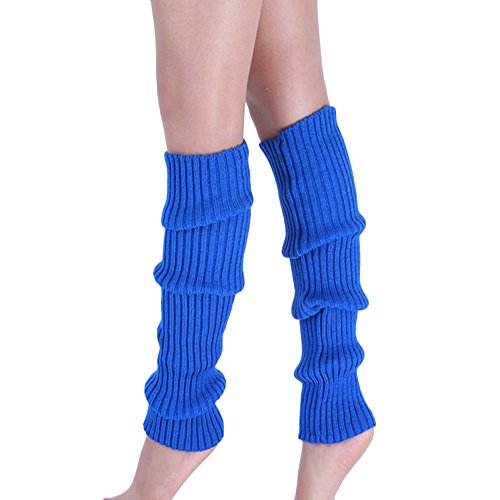 Beinwärmer für Damen, Beinlinge aus Baumwolle, Beinstulpen Stulpen Legwärmer, Warm und Bequem Stulpen, Damen Stulpen Beinwärmer Strümpfe Overknees, Beinstulpen in Einheitsgröße (Blue, One Size) von Orbgons