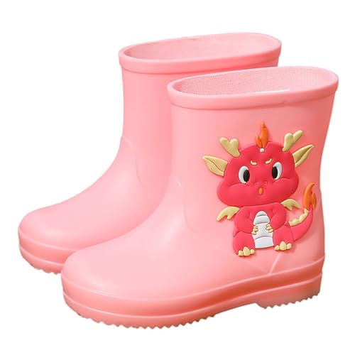 Gummistiefel Kinder Unisex rutschfest Regenstiefel Kinder Dino Atmungsaktiv Regenschuhe Jungen Leicht Gummistiefel Mädchen 33 Kurz Halbhohhe Regenstiefel Wasserdich tGummistiefel Outdoor (23) von Orbgons