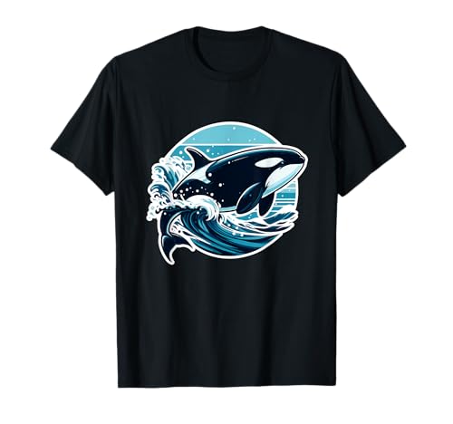 Orca Shirt Ocean Lovers Orcas Herren Jungen Mädchen Kinder Orca T-Shirt Orca Shirt Ocean Lovers Orcas Herren Jungen Mädchen Kinder Orca T-Shirt von Orcas Sea Animal Aquarist Orca Shirt
