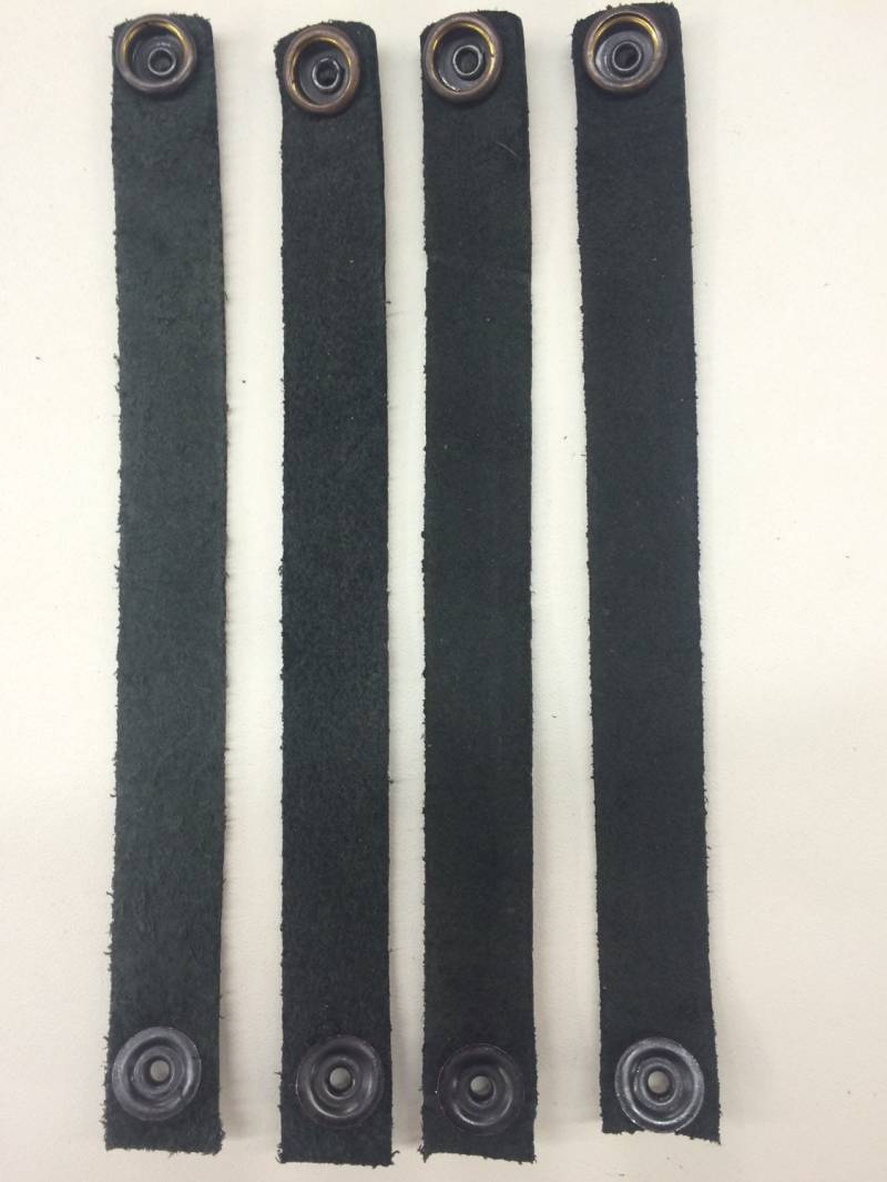 Große Jungen Leder Weste Verlängerungen 3/4" Breit, 7" Snap To von OrchardMotorcycleInc