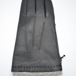 Luxuriöse Dunkelbraune Herrenhandschuhe von Orciani