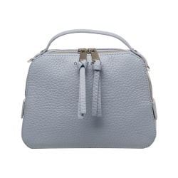 Orciani Blaue Leder 'chéri Soft' Handtasche von Orciani
