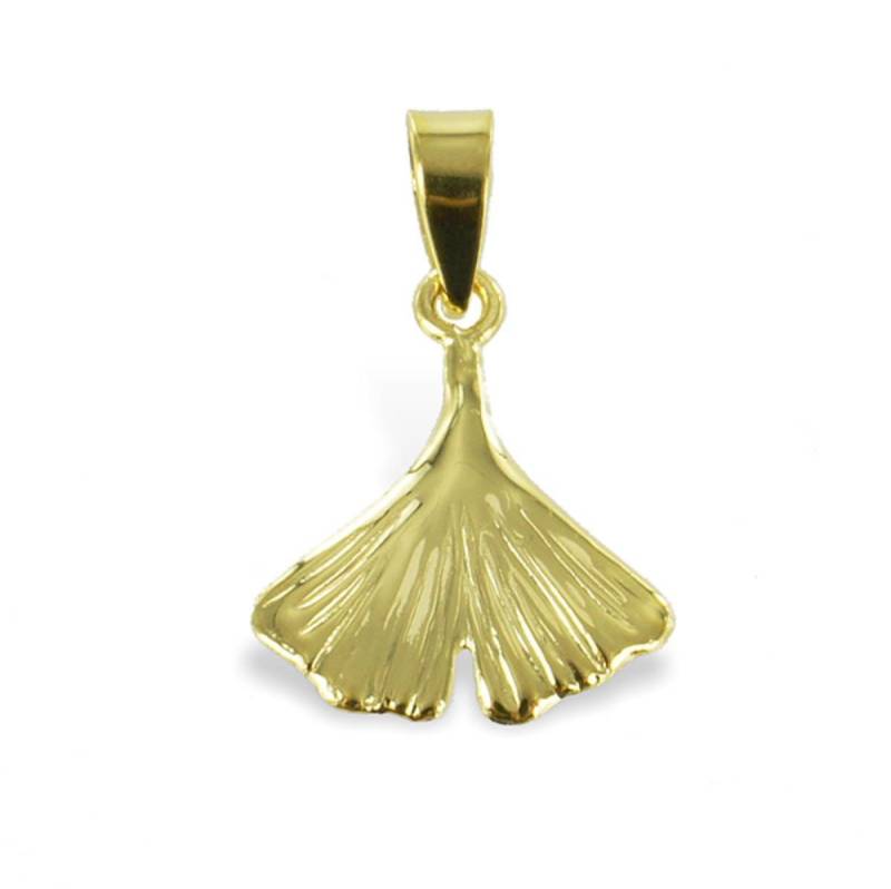 Order & Smile Schmuck Amulett Ginkgoblatt Anhänger Gold 333 Ginkgo, gestempelt von Order & Smile Schmuck