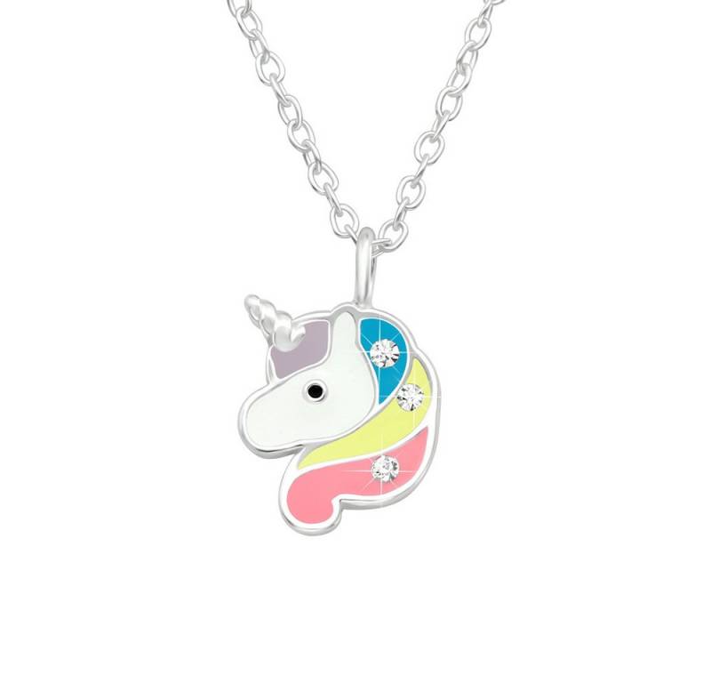 Order & Smile Schmuck Kette mit Anhänger Kette Kinder Silber 925: Mädchen Halskette mit Anhänger (Set, inkl. Kette), gestempelt von Order & Smile Schmuck