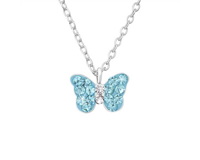 Order & Smile Schmuck Kette mit Anhänger Kette Mädchen Schmetterling: Kinderkette Silber 925, gestempelt von Order & Smile Schmuck
