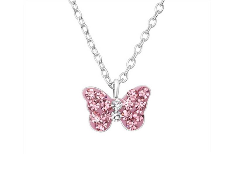 Order & Smile Schmuck Kette mit Anhänger Kette Mädchen Schmetterling: Kinderkette Silber 925, gestempelt von Order & Smile Schmuck