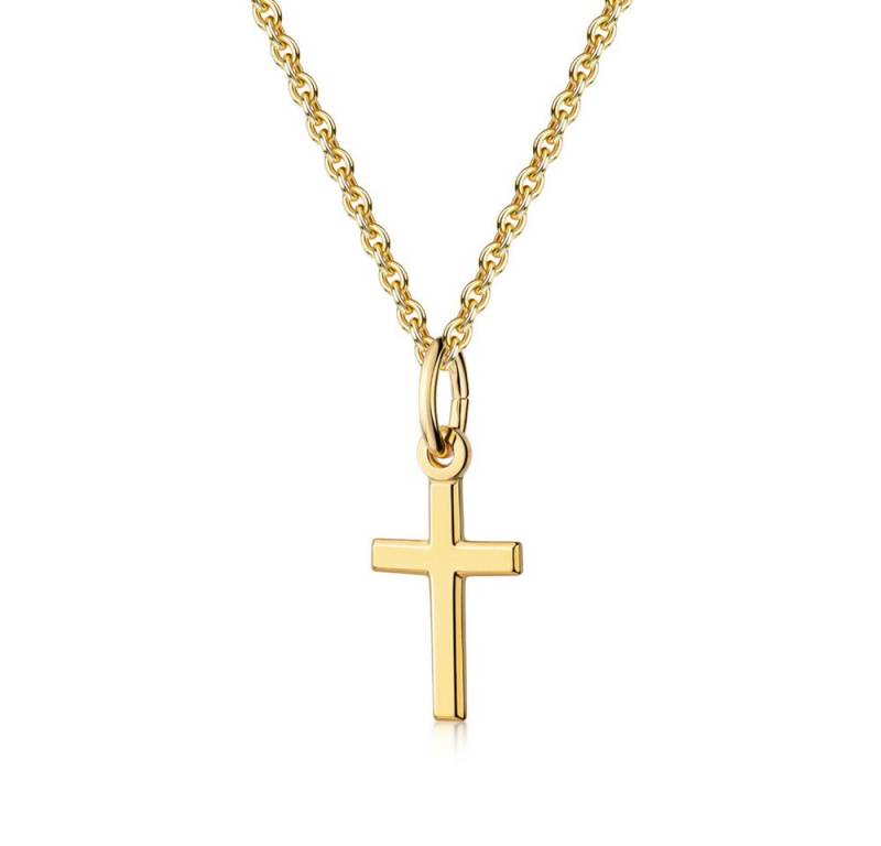 Order & Smile Schmuck Kreuzkette Kreuz Kette gold aus 925er Silber: Kreuz Halskette Kinder & Damen, gestempelt Order & Smile Schmuck Kreuzkette Kreuz Kette gold aus 925er Silber: Kreuz Halskette Kinder & Damen, gestempelt von Order & Smile Schmuck