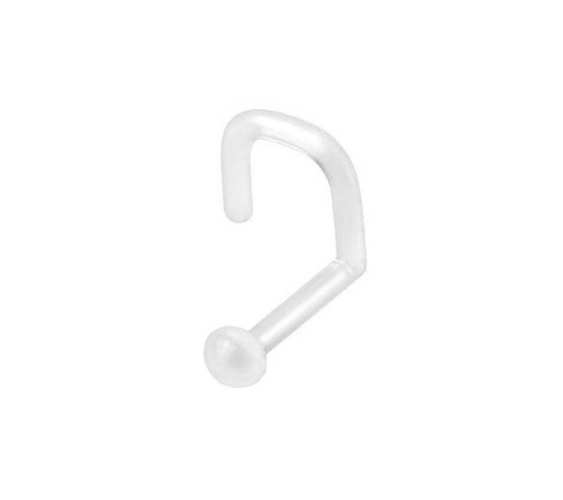Order & Smile Schmuck Nasenpiercing Nasen Retainer: Nasenpiercing Spirale Bioflex durchsichtig von Order & Smile Schmuck