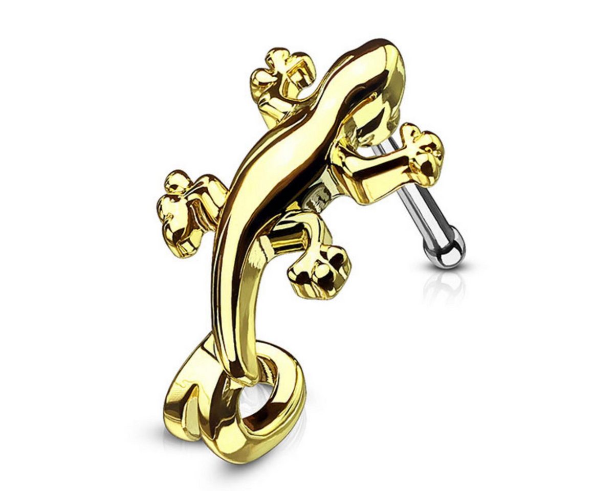 Order & Smile Schmuck Nasenpiercing Nasenstecker „Eidechse“: Nasenpiercing Nasenring 316L Order & Smile Schmuck Nasenpiercing Nasenstecker „Eidechse“: Nasenpiercing Nasenring 316L von Order & Smile Schmuck
