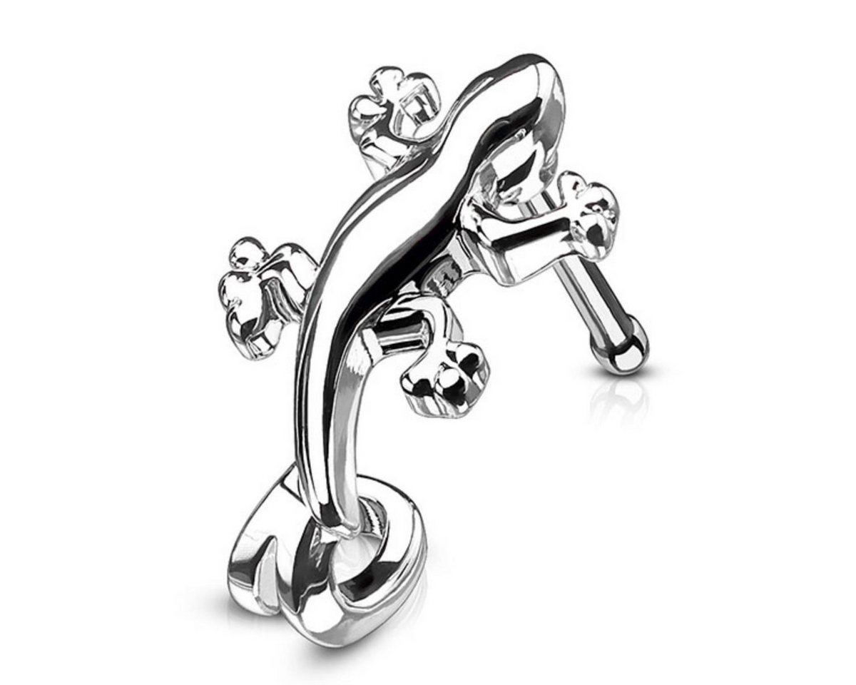 Order & Smile Schmuck Nasenpiercing Nasenstecker „Eidechse“: Nasenpiercing Nasenring 316L von Order & Smile Schmuck