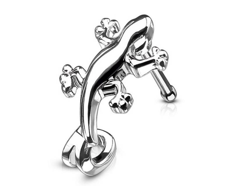 Order & Smile Schmuck Nasenpiercing Nasenstecker „Eidechse“: Nasenpiercing Nasenring 316L von Order & Smile Schmuck
