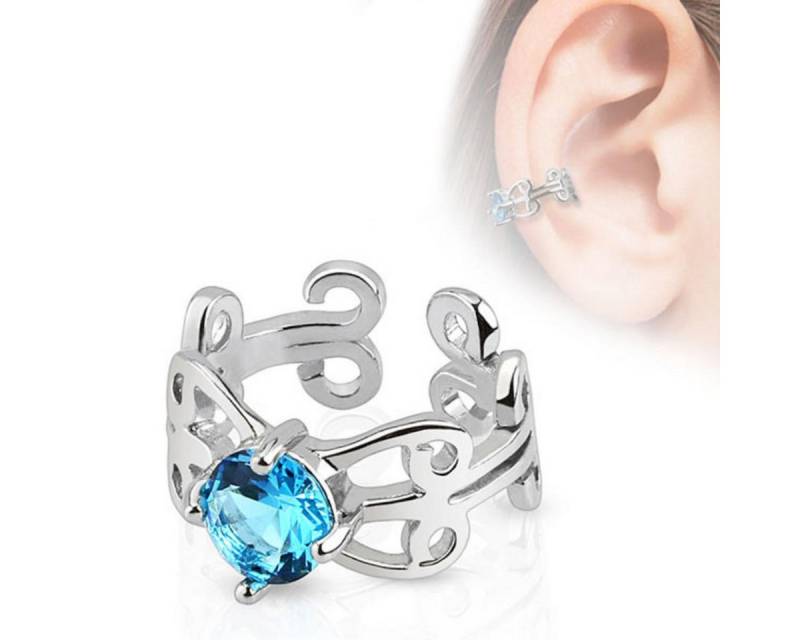 Order & Smile Schmuck Ohrklemme Ear Cuff Ohrklemme „Zirkonia“ von Order & Smile Schmuck