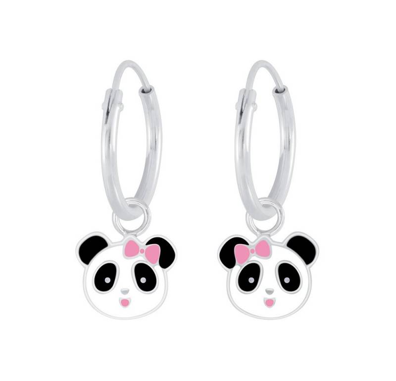 Order & Smile Schmuck Paar Ohrhänger Kinder Creolen: 925 Silber Ohrringe „Panda oder Koala“ von Order & Smile Schmuck