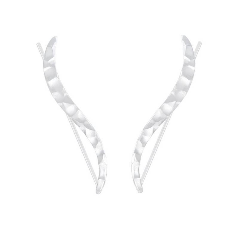 Order & Smile Schmuck Paar Ohrklemmen Ohrklemmen 925 Silber Ear Climber Ohr Kletterer von Order & Smile Schmuck
