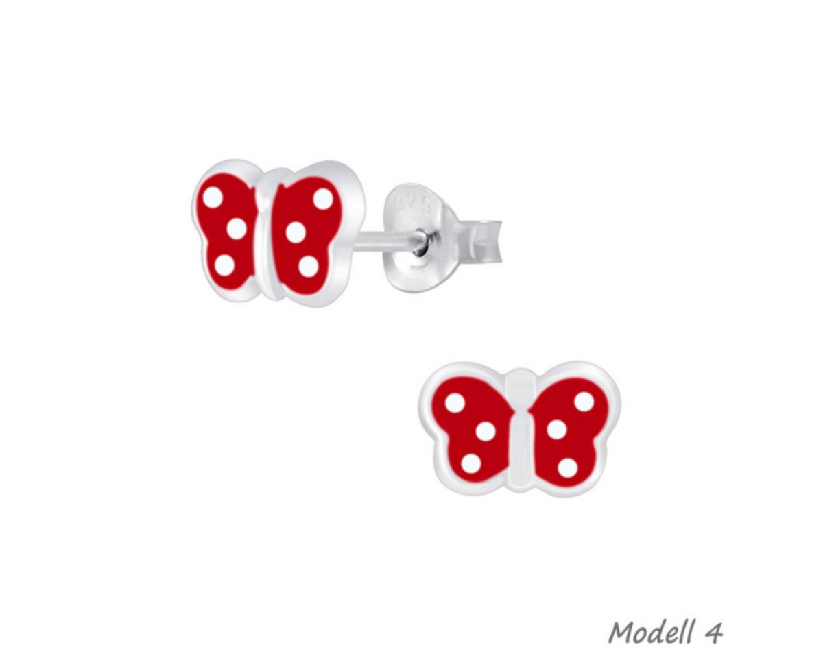 Order & Smile Schmuck Paar Ohrstecker Kinder Ohrringe Silber 925 Ohrstecker Schmetterling von Order & Smile Schmuck