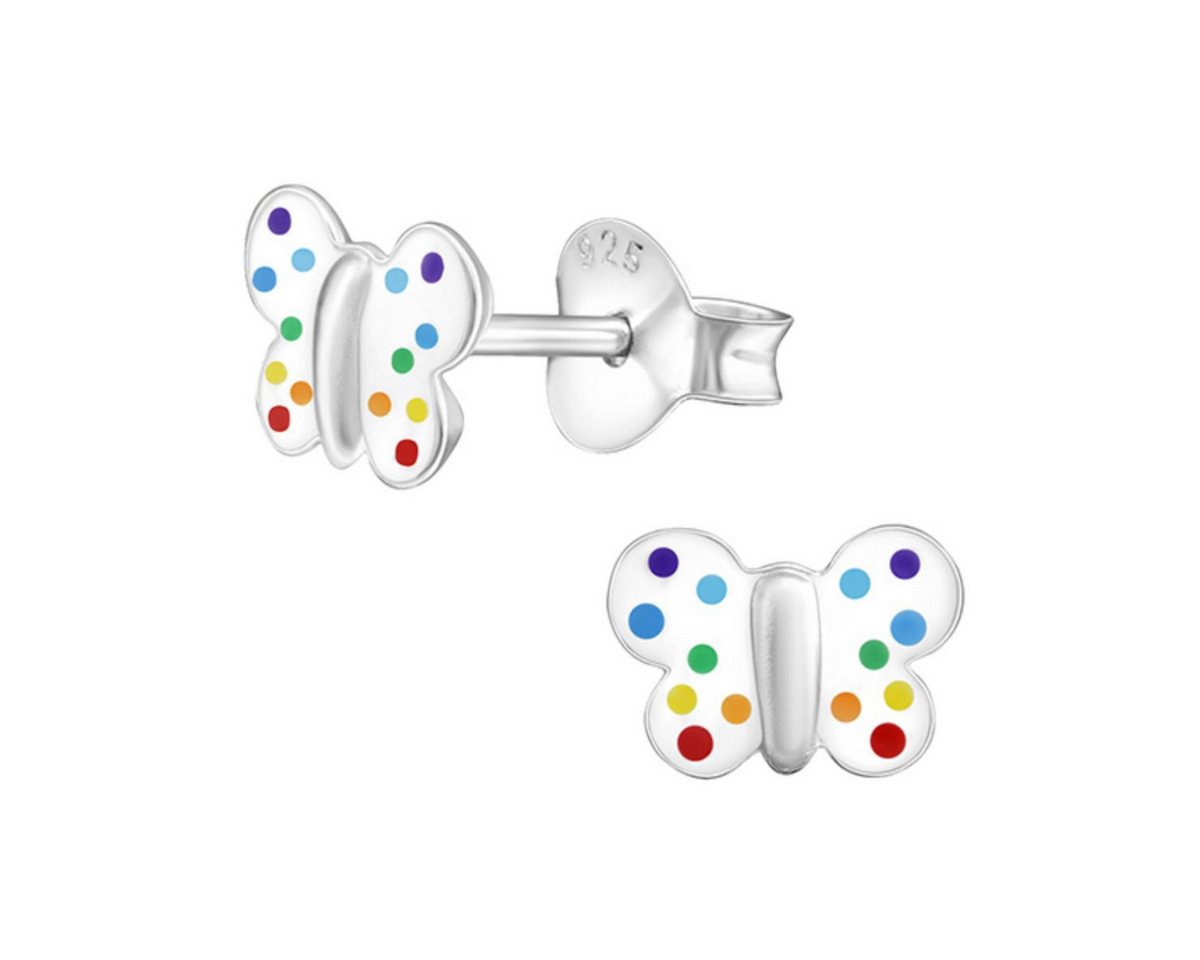Order & Smile Schmuck Paar Ohrstecker Kinder-Ohrstecker: 925 Silber Ohrringe „Schmetterling“ Order & Smile Schmuck Paar Ohrstecker Kinder-Ohrstecker: 925 Silber Ohrringe „Schmetterling“ von Order & Smile Schmuck