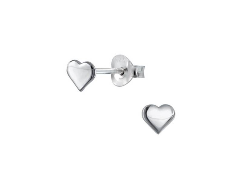 Order & Smile Schmuck Paar Ohrstecker Kinder Ohrstecker: Mädchen Ohrringe Silber „Herz“ von Order & Smile Schmuck
