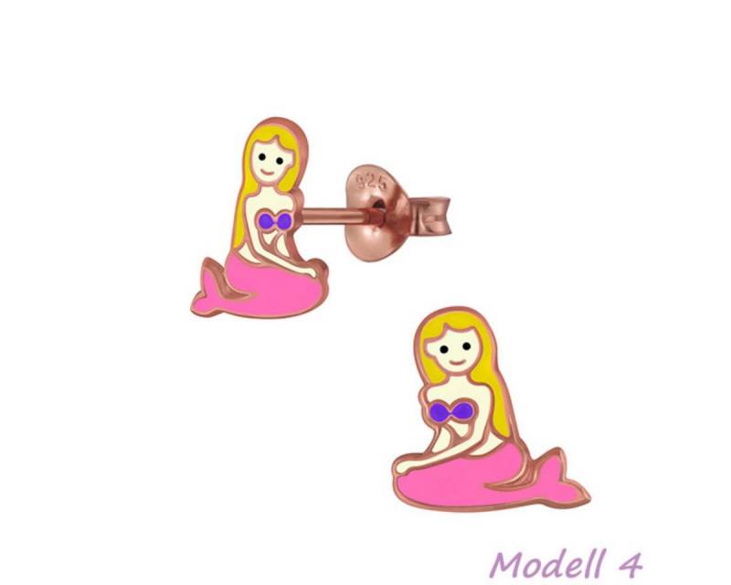 Order & Smile Schmuck Paar Ohrstecker Kinder Ohrstecker: Mädchen Ohrringe Silber „Meerjungfrau“ von Order & Smile Schmuck