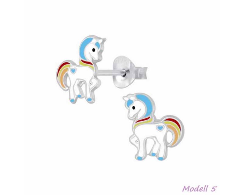Order & Smile Schmuck Paar Ohrstecker Kinderohrstecker „Einhorn“: Mädchen Ohrringe Silber von Order & Smile Schmuck