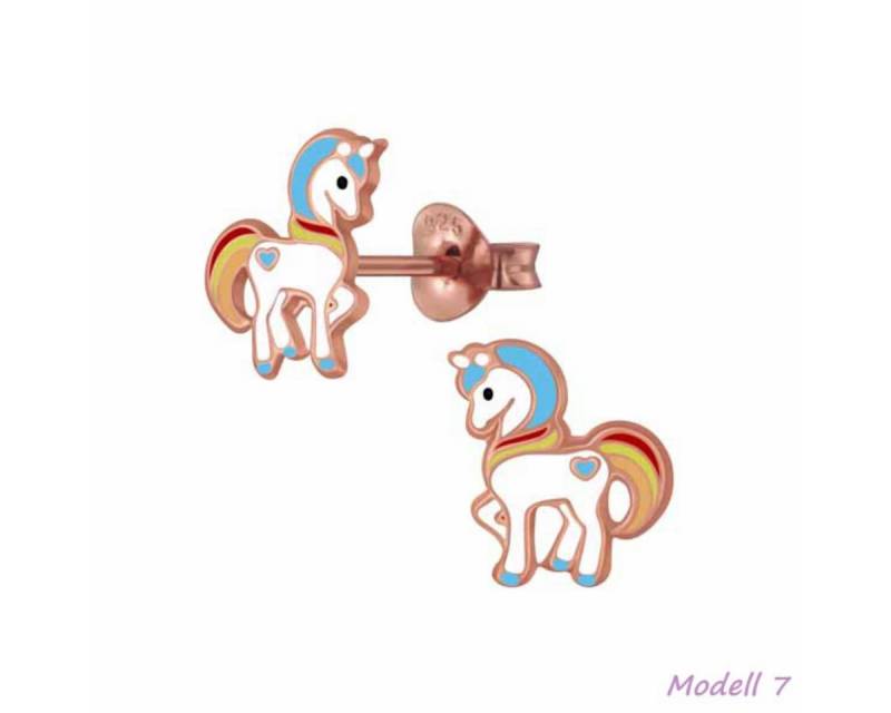 Order & Smile Schmuck Paar Ohrstecker Kinderohrstecker „Einhorn“: Mädchen Ohrringe Silber von Order & Smile Schmuck