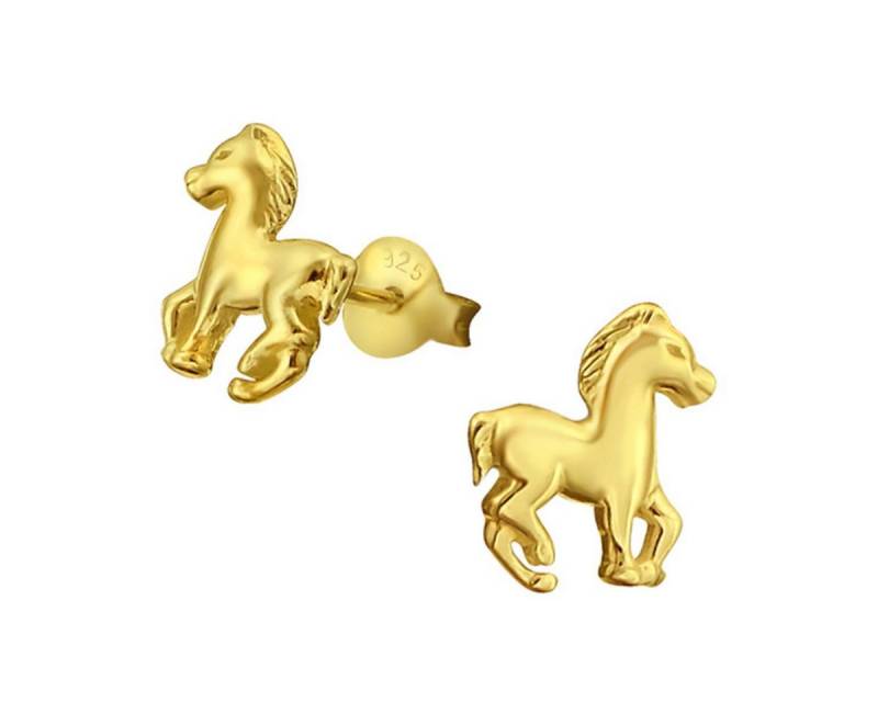 Order & Smile Schmuck Paar Ohrstecker Kinderohrstecker: Mädchen Ohrringe 925 Silber „Pferd“ von Order & Smile Schmuck