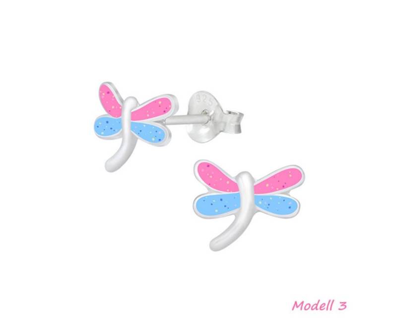 Order & Smile Schmuck Paar Ohrstecker Kinderohrstecker: Mädchen Ohrringe Silber „Libelle“ von Order & Smile Schmuck