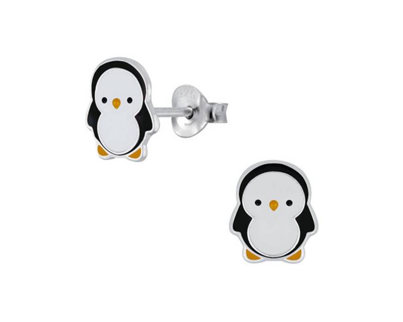 Order & Smile Schmuck Paar Ohrstecker Kinderohrstecker: Mädchen Ohrringe Silber „Pinguin“ von Order & Smile Schmuck
