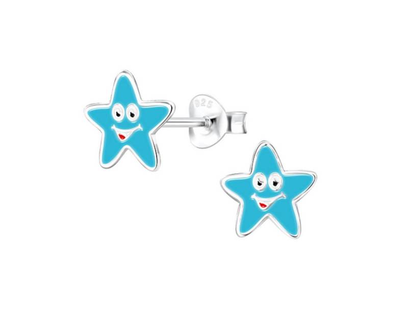 Order & Smile Schmuck Paar Ohrstecker Kinderohrstecker: Mädchen Ohrringe Silber 925 „Stern“ von Order & Smile Schmuck