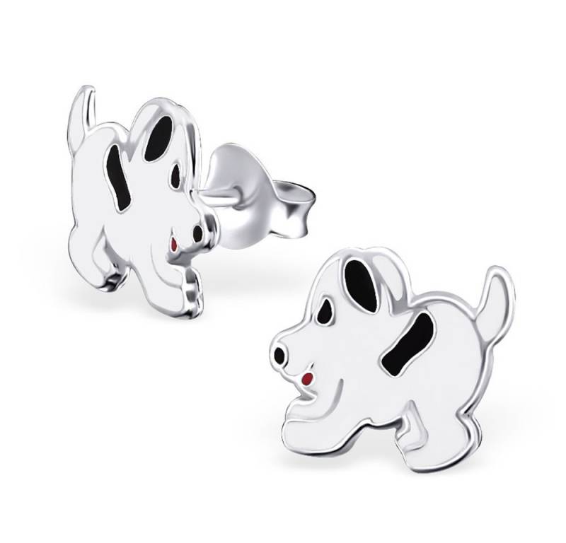 Order & Smile Schmuck Paar Ohrstecker Kinderohrstecker: Ohrringe Silber Hund von Order & Smile Schmuck