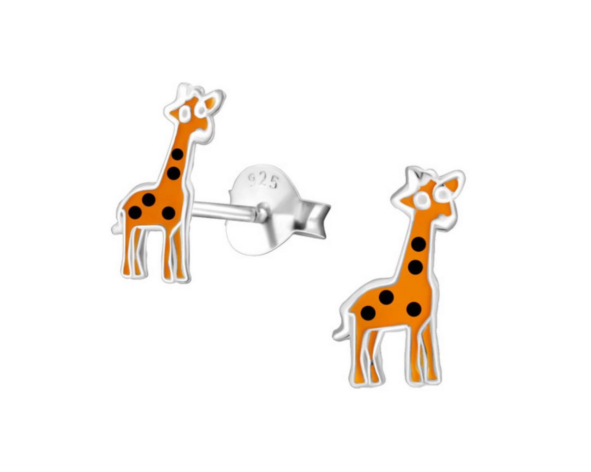 Order & Smile Schmuck Paar Ohrstecker Kinderohrstecker: Silber Ohrringe für Kinder „Giraffe“ von Order & Smile Schmuck