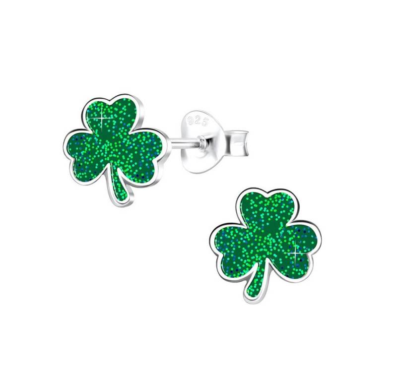 Order & Smile Schmuck Paar Ohrstecker Ohrringe Kinder Silber 925: Ohrstecker Kleeblatt von Order & Smile Schmuck