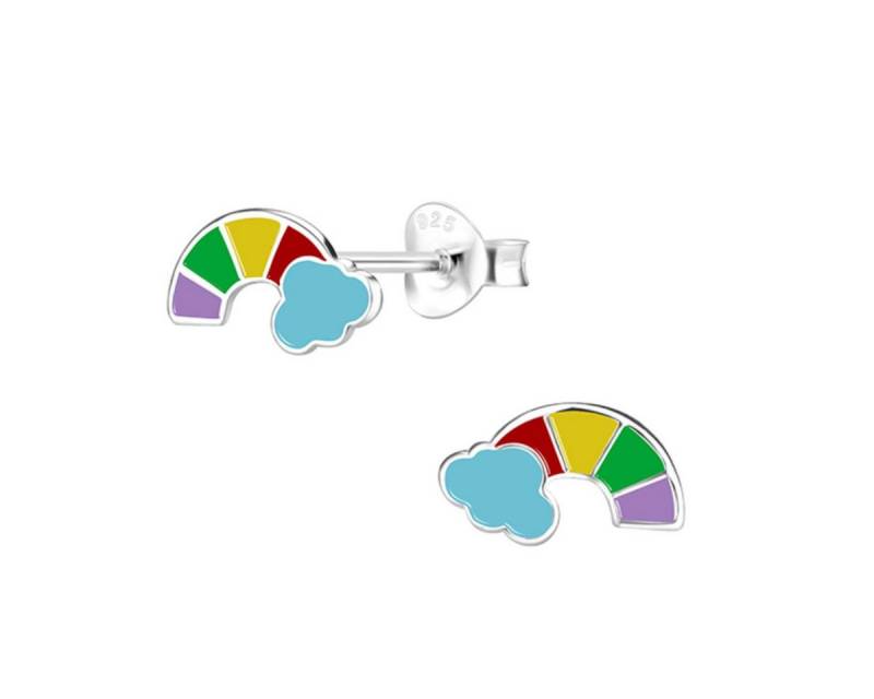 Order & Smile Schmuck Paar Ohrstecker Ohrringe Silber 925 Kinder Ohrstecker „Regenbogen oder Wolke“ von Order & Smile Schmuck