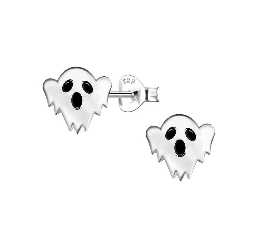 Order & Smile Schmuck Paar Ohrstecker Ohrstecker Gespenst: Halloween Kinder Ohrringe Silber 925 von Order & Smile Schmuck