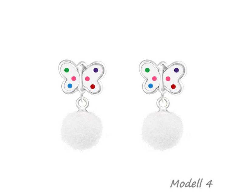 Order & Smile Schmuck Paar Ohrstecker Schmetterling Ohrstecker: 925 Silber Ohrringe für Damen und Mädchen von Order & Smile Schmuck