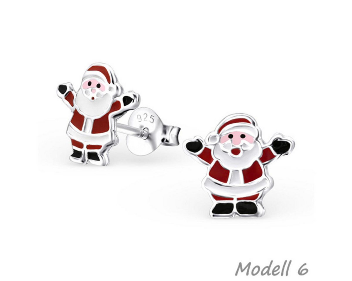 Order & Smile Schmuck Paar Ohrstecker Weihnachtsohrringe: Kinder Ohrstecker aus Silber 925 von Order & Smile Schmuck