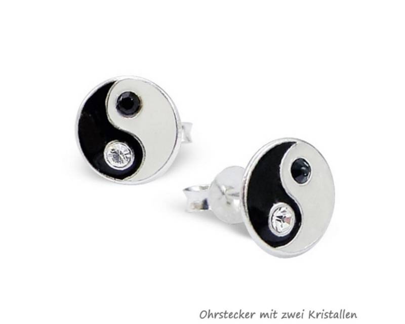 Order & Smile Schmuck Paar Ohrstecker Yin Yang Schmuck aus 925er Silber: Ohrstecker und Zehenring von Order & Smile Schmuck