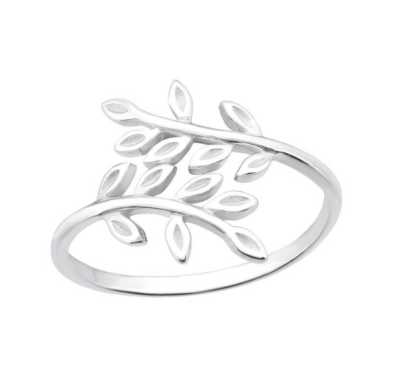 Order & Smile Schmuck Silberring 925 Silber Ring Zweig Olivenzweig offen von Order & Smile Schmuck