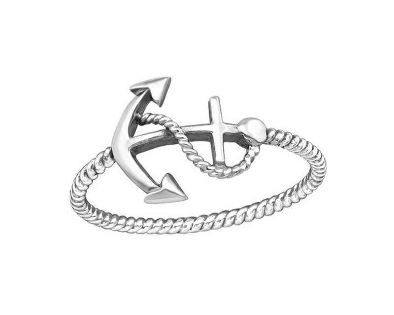 Order & Smile Schmuck Silberring Anker Ring: 925 Silber Damen Ring von Order & Smile Schmuck