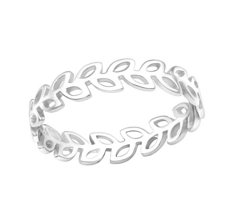 Order & Smile Schmuck Silberring Ring Olivenzweig Silber 925: Damen Bandring von Order & Smile Schmuck