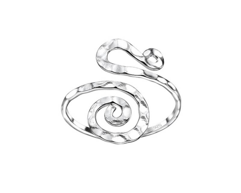 Order & Smile Schmuck Silberring Ring Spirale: 925 Silber Damen Ring mit offener Ringschiene von Order & Smile Schmuck