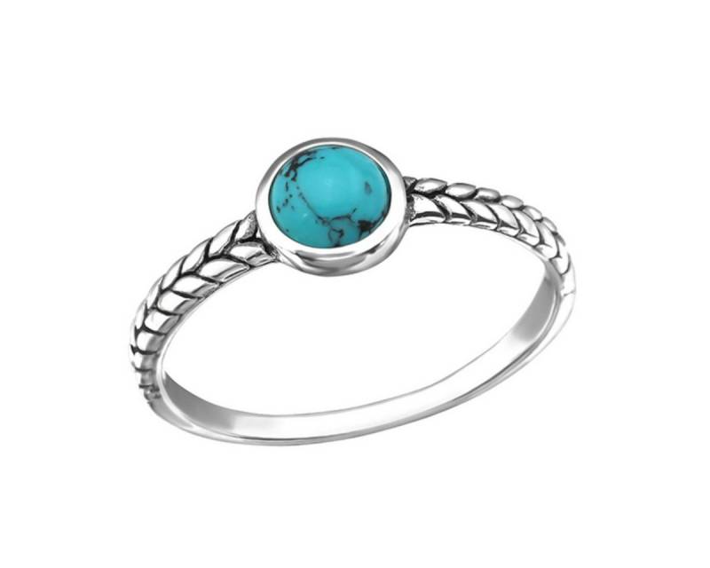 Order & Smile Schmuck Silberring Türkis Ring 925 Silber Damen Ring von Order & Smile Schmuck