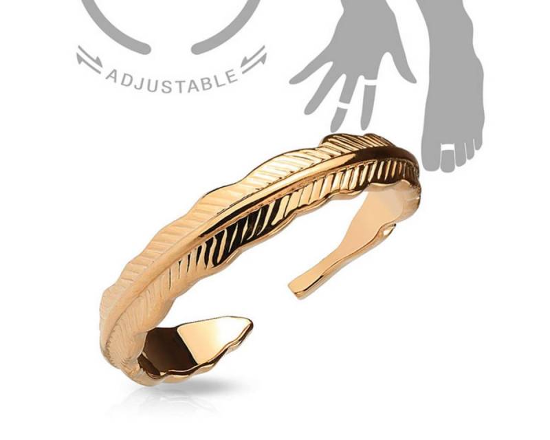 Order & Smile Schmuck Zehenring Zehenring / Mid Ring „Feder“ von Order & Smile Schmuck